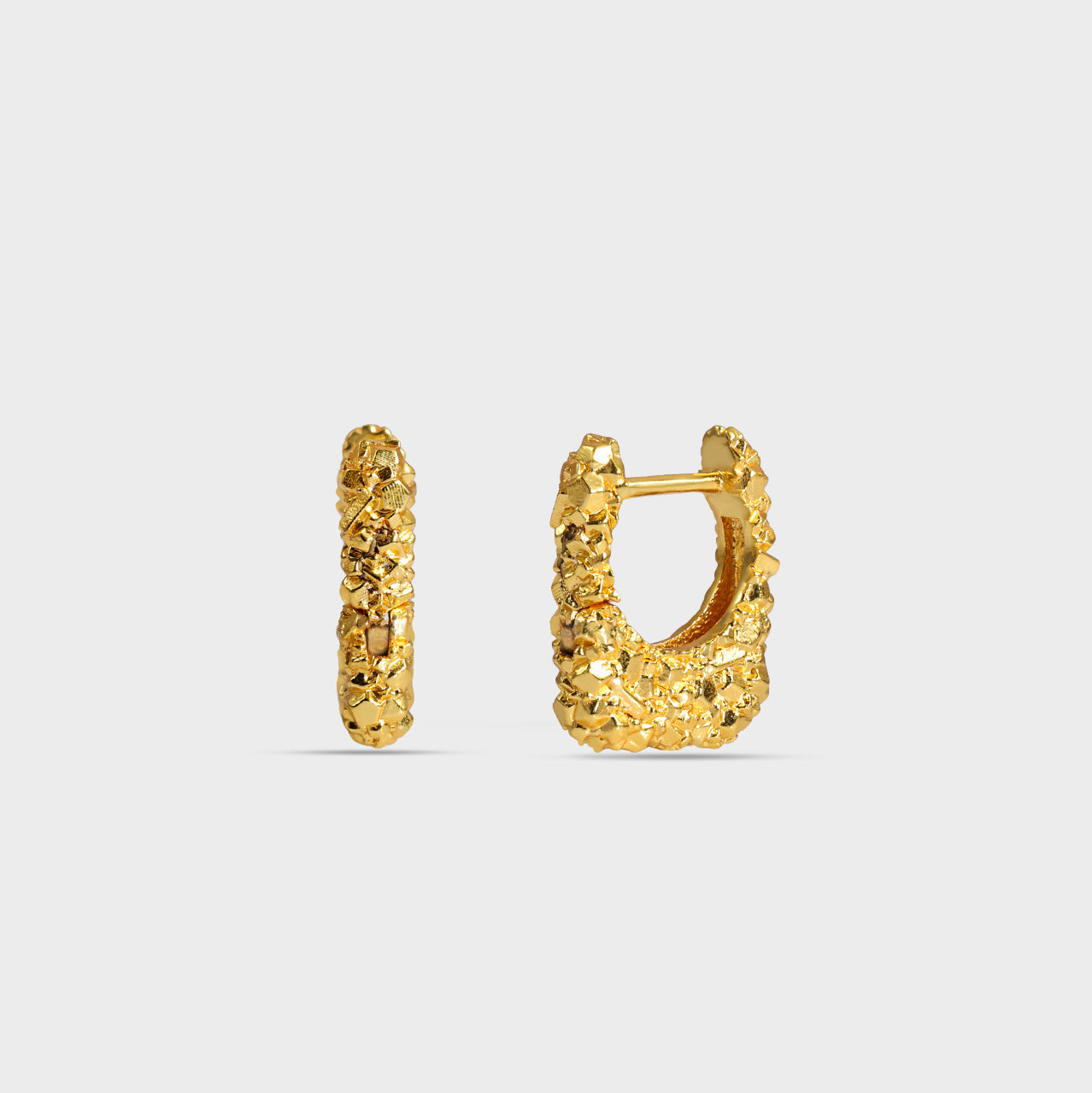 Textured Single Earring