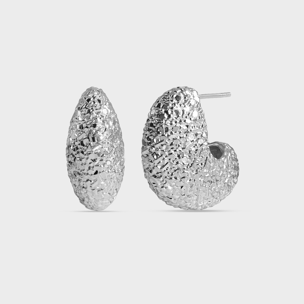 Textured Maxi Hoops