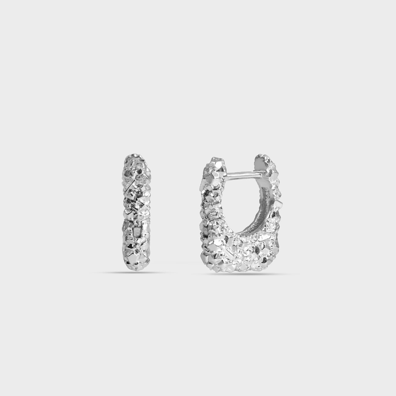 Textured Single Earring
