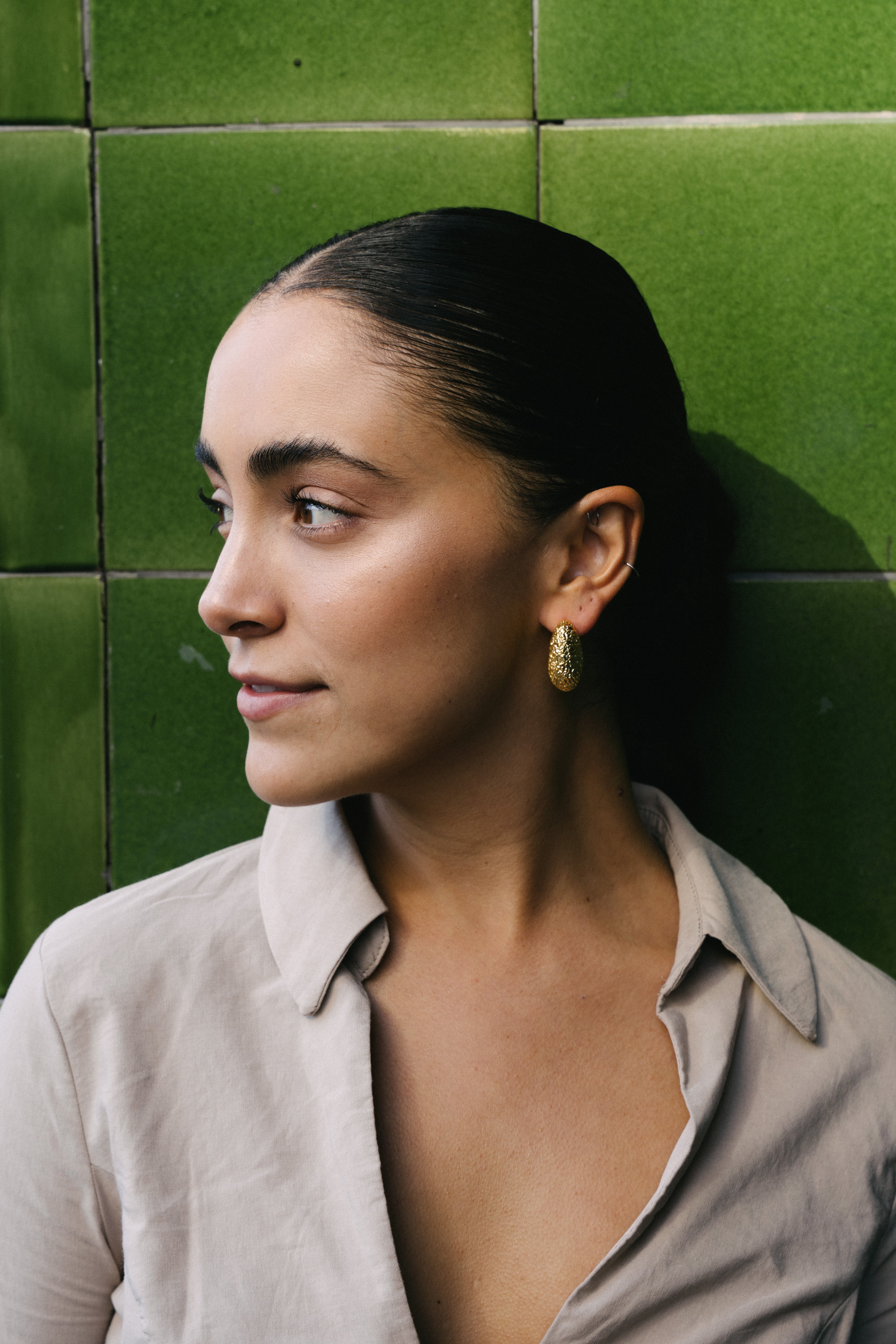 Textured Maxi Hoops