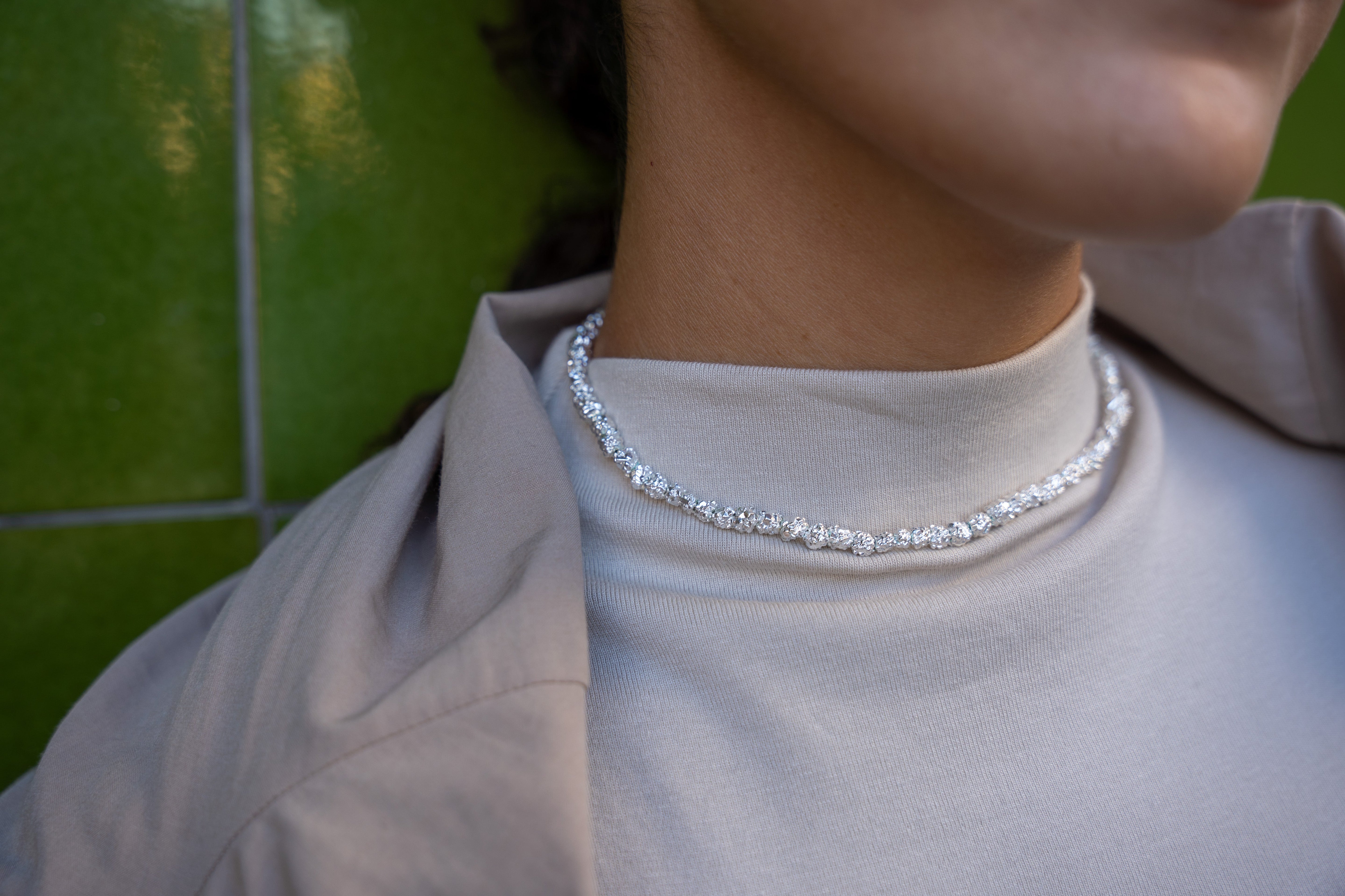 Textured Mini Necklace